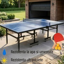 Masă tenis EXTERIOR / INTERIOR Total Sport - Home Set palete si mingi gratuit